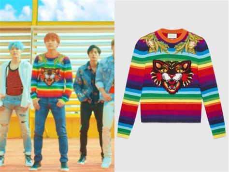 jhope gucci sweater dna|Pull Gucci worn by JHope in the clip D. N. A. of BTS .